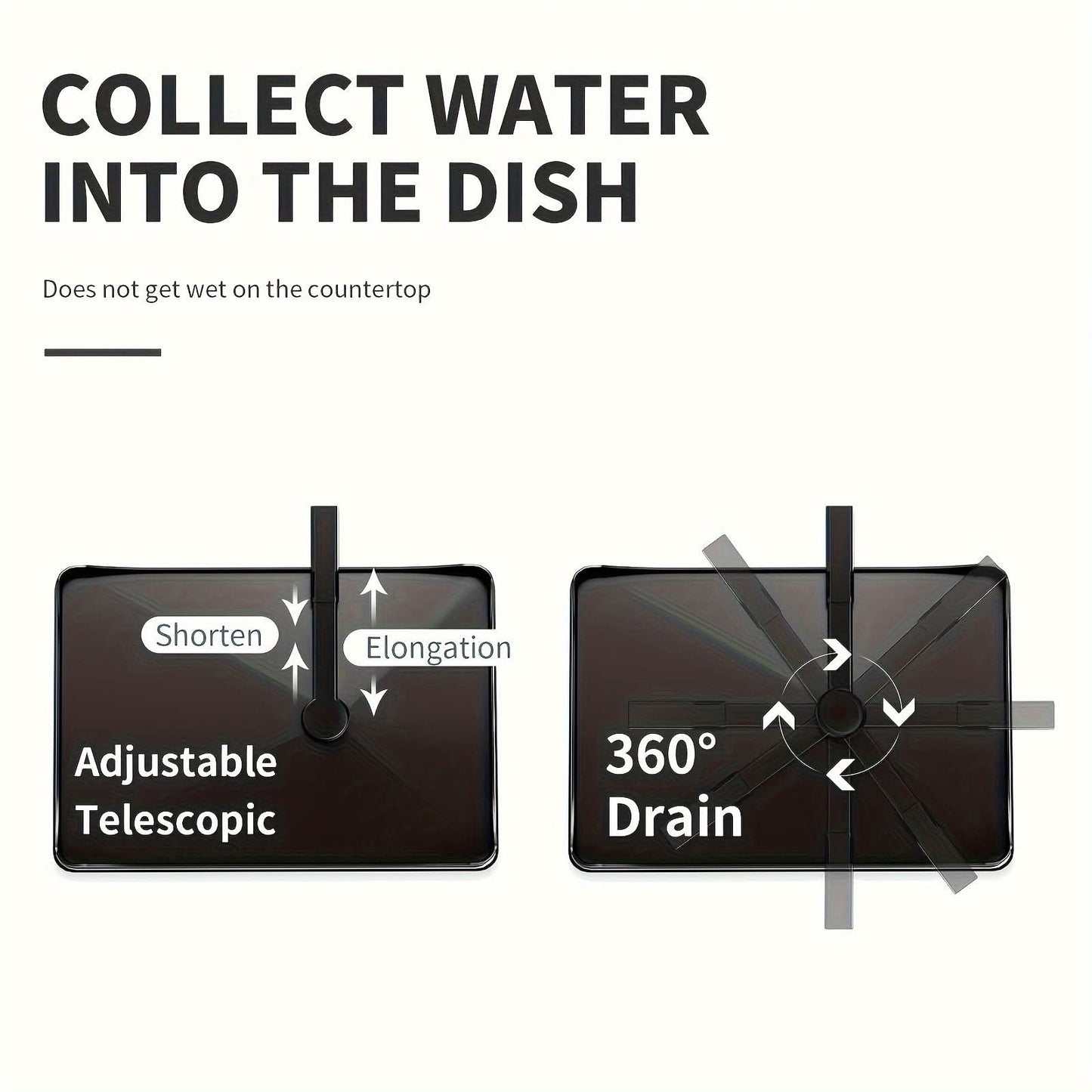 DRIPMASTER – Dish Drying Rack Organizer