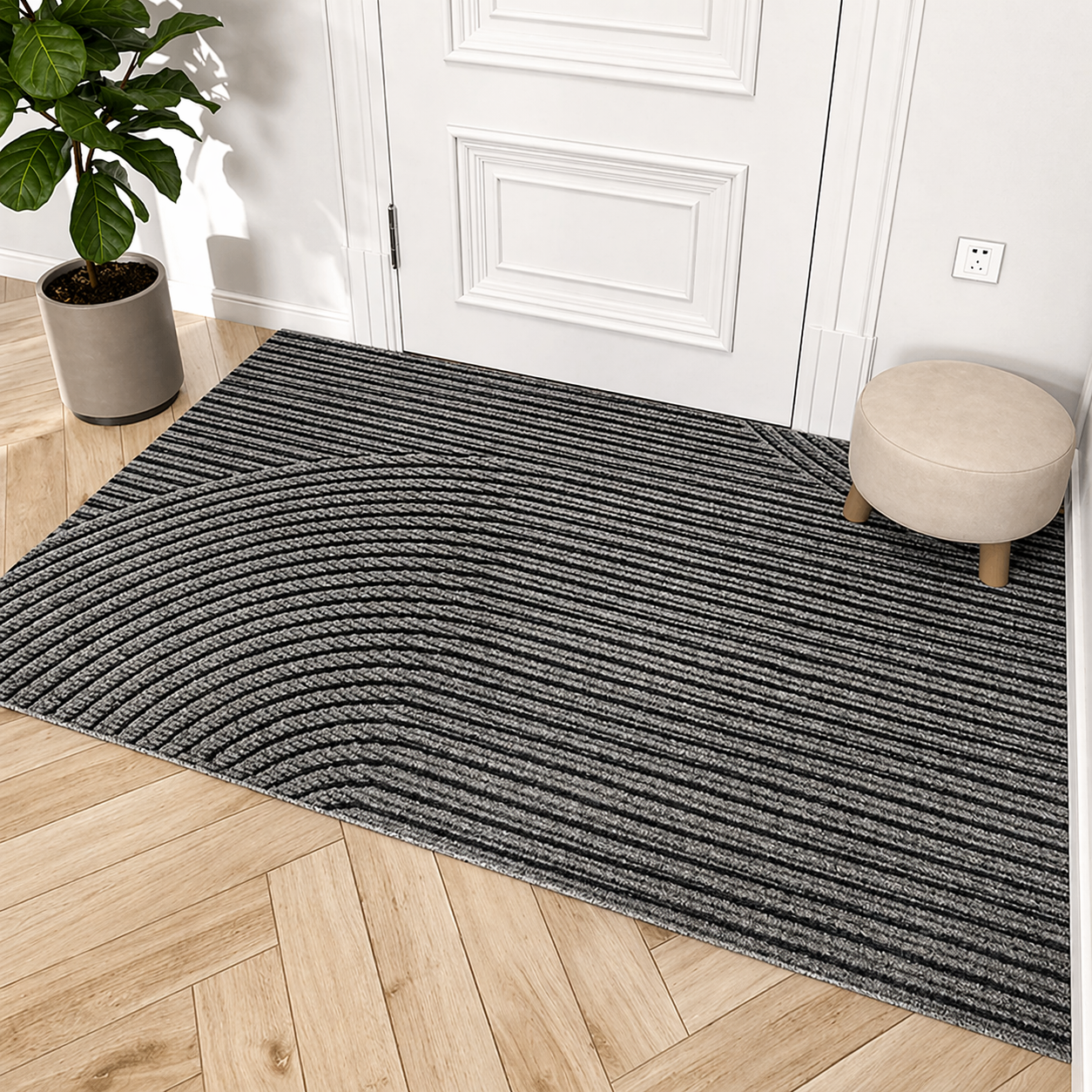Durable Non-Slip Door Mat | Modern Dirt-Resistant Entry Mat