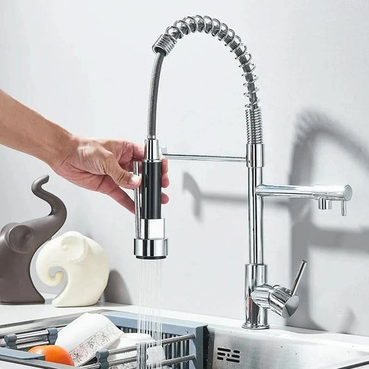 Pull Down Kitchen Faucet