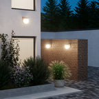 Solar Globe LED Wall Light – Smart Dimmable Outdoor Lighting