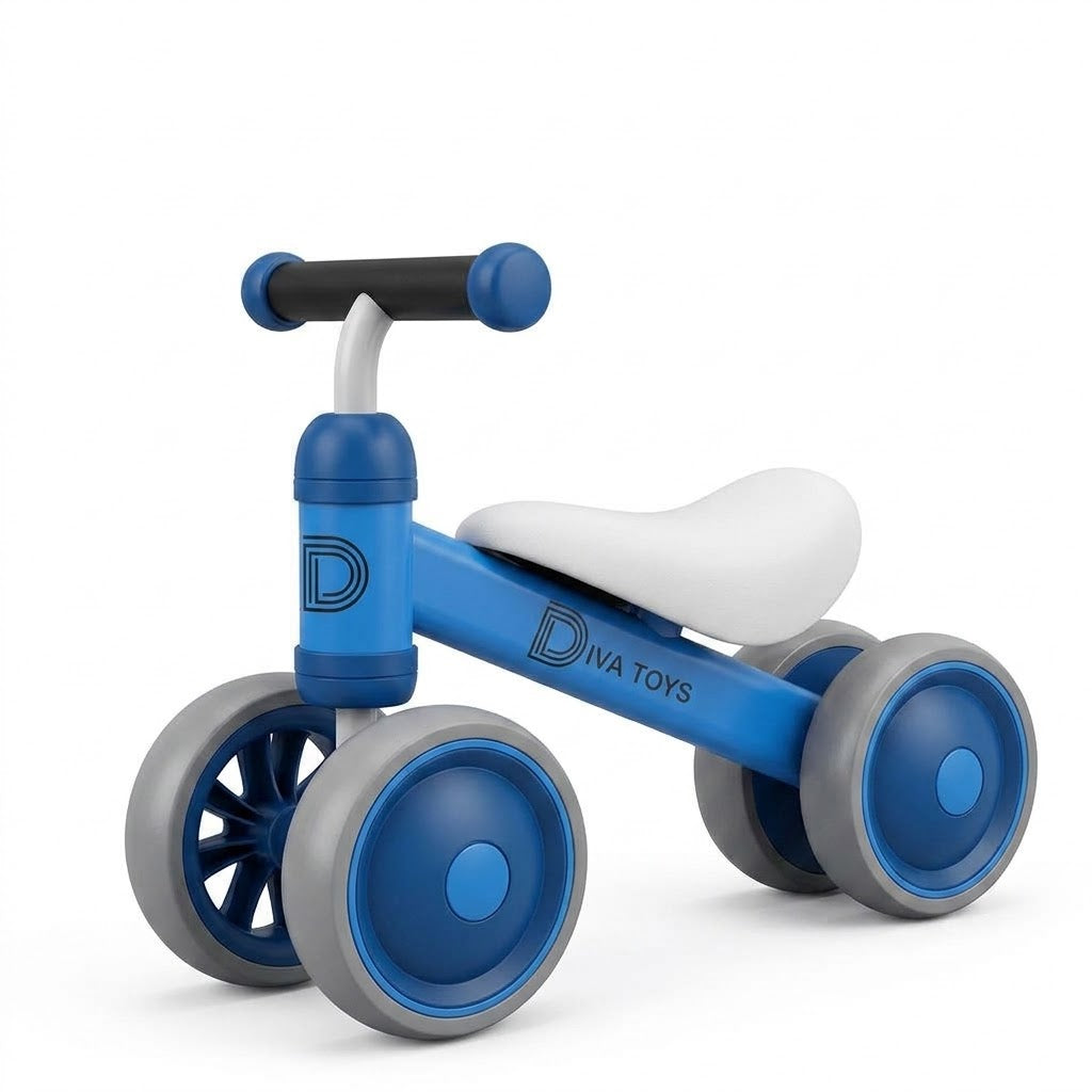 Diva Kids Balance Bike Blue For 1-3 Year Old