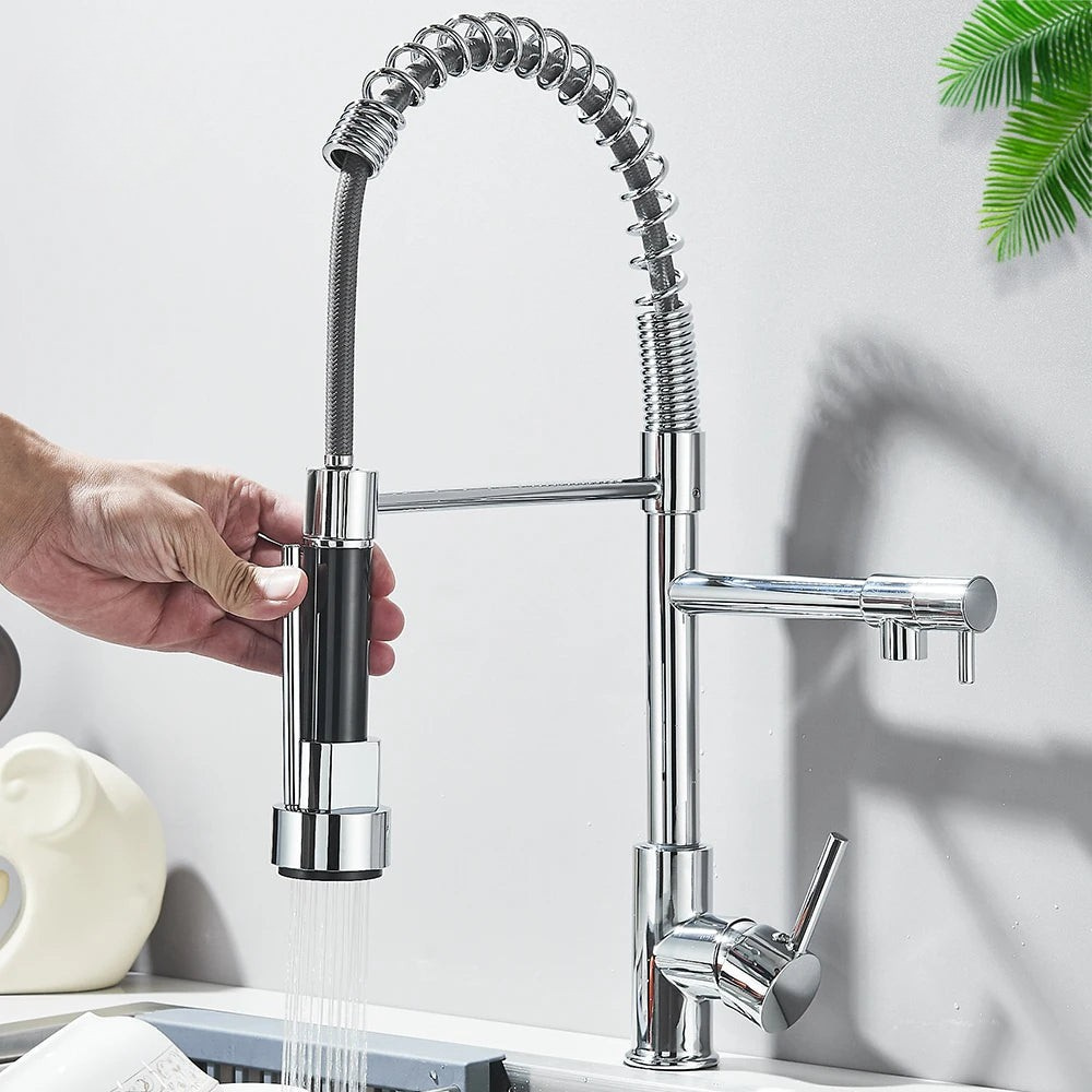 Pull Down Kitchen Faucet