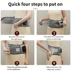 Rechargable Ergonomic Back Massager with Infrared Heat and Dual Motor Vibration