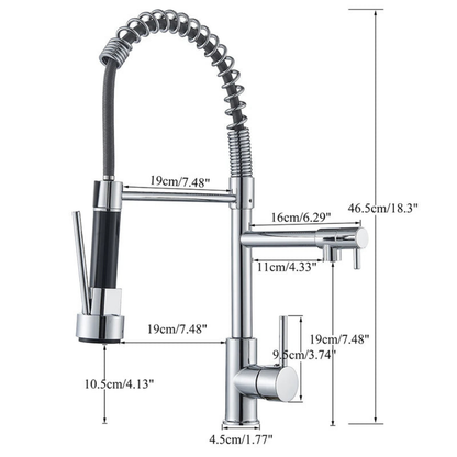 Pull Down Kitchen Faucet