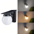 Solar Globe LED Wall Light – Smart Dimmable Outdoor Lighting