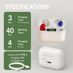 Invisible rechargeable hearing aids with clear sound