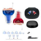 Invisible rechargeable hearing aids with clear sound