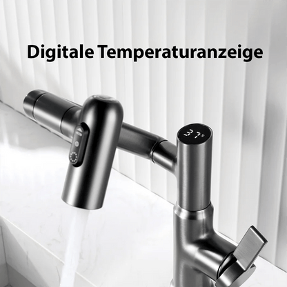 360 Rotatable Kitchen Faucet Temperature Display