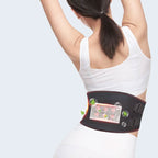 Rechargable Ergonomic Back Massager with Infrared Heat and Dual Motor Vibration