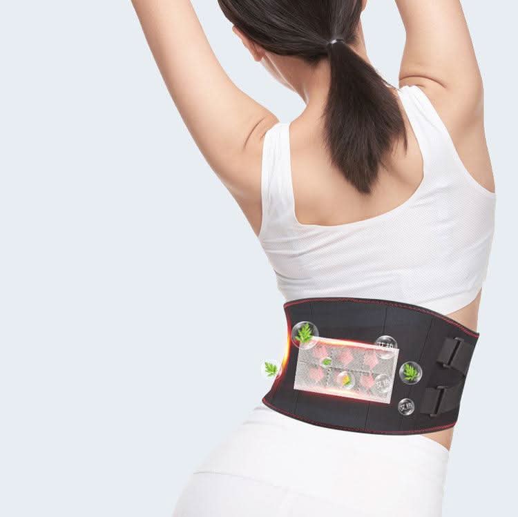 Rechargable Ergonomic Back Massager with Infrared Heat and Dual Motor Vibration