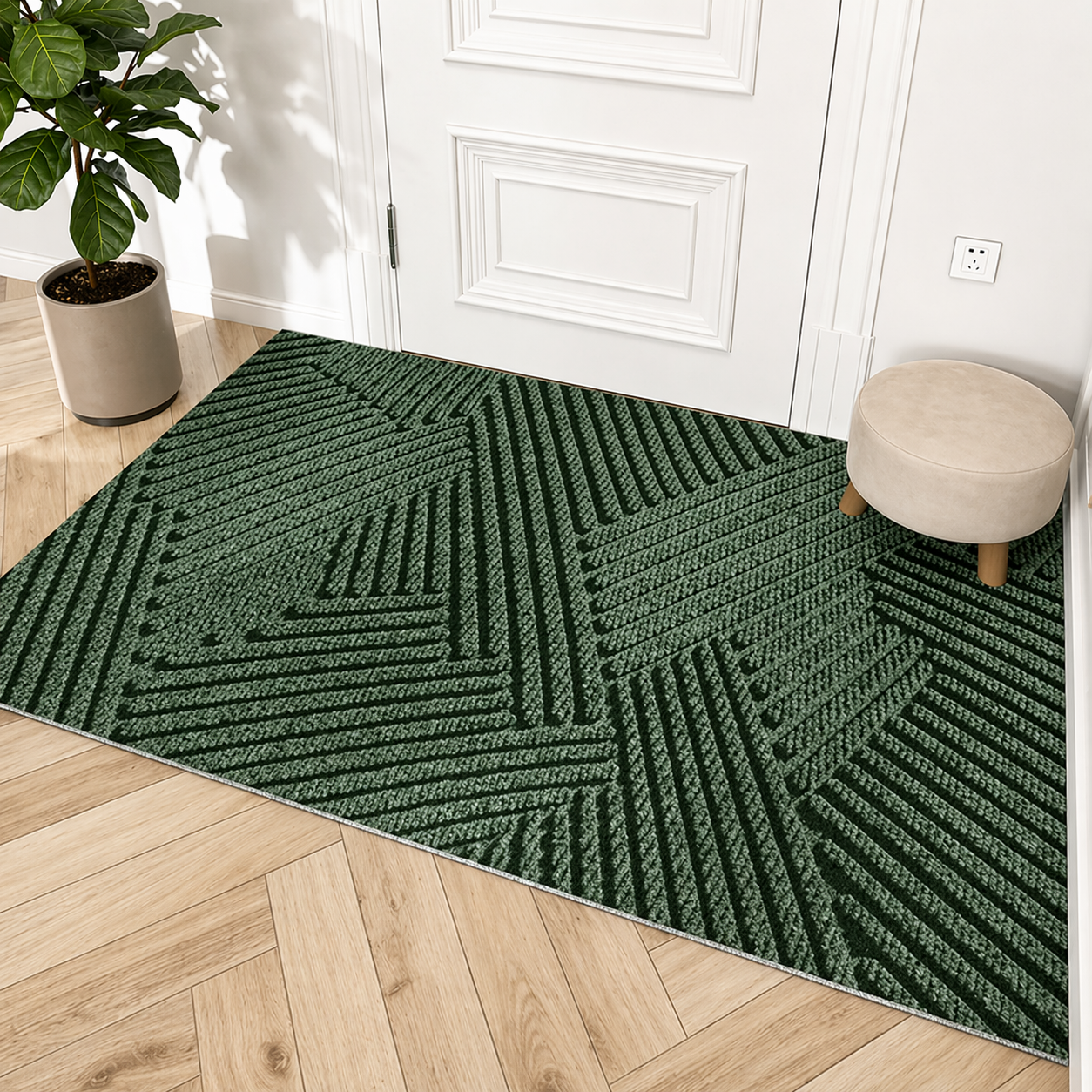 Durable Non-Slip Door Mat | Modern Dirt-Resistant Entry Mat