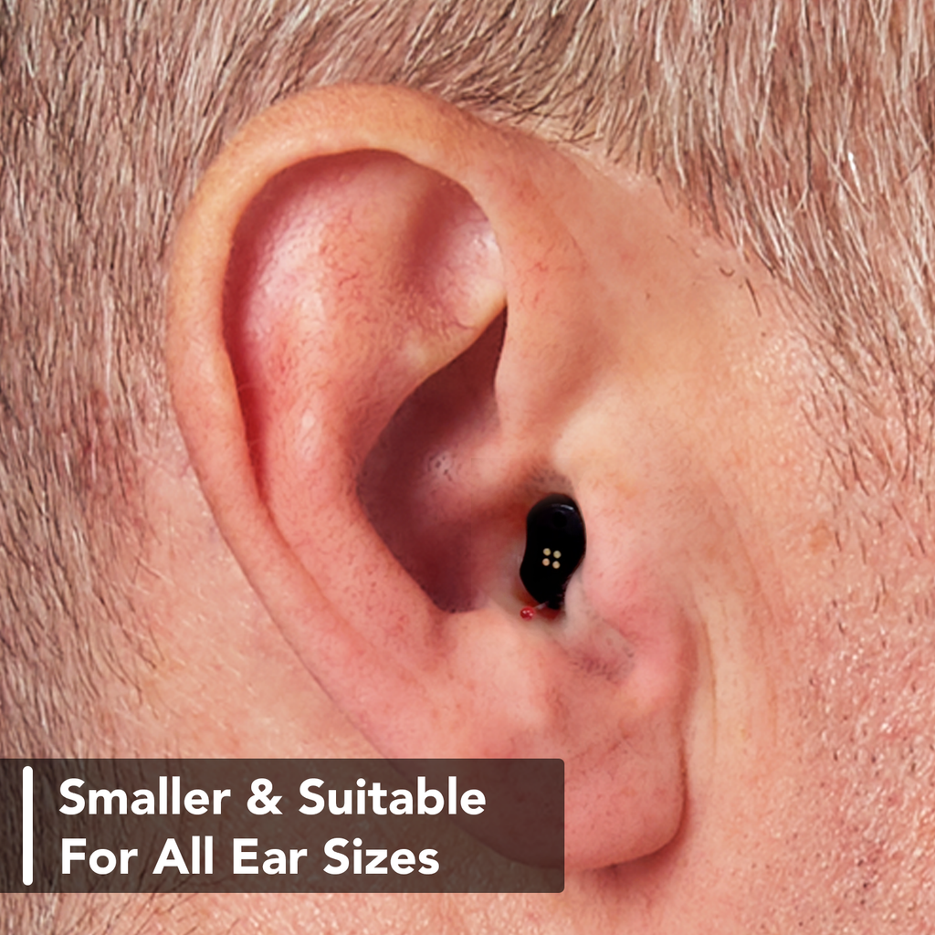 Compact Rechargeable Invisible CIC Hearing Aids – F20D1