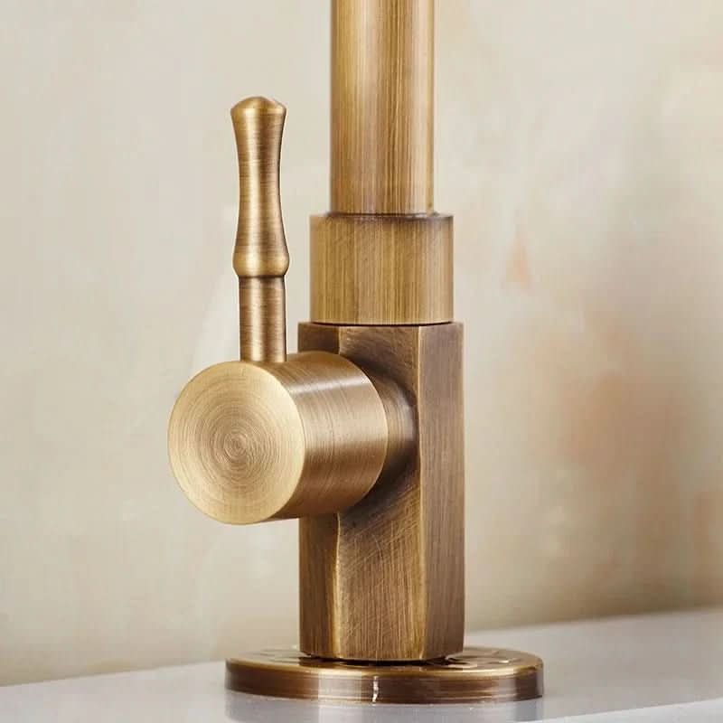 Swan Neck Brass Faucet for Classic Spaces