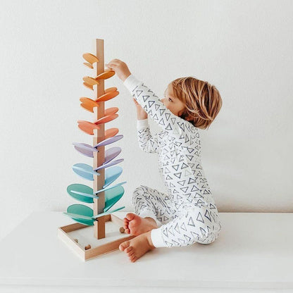 Wooden Rainbow Sound Tower