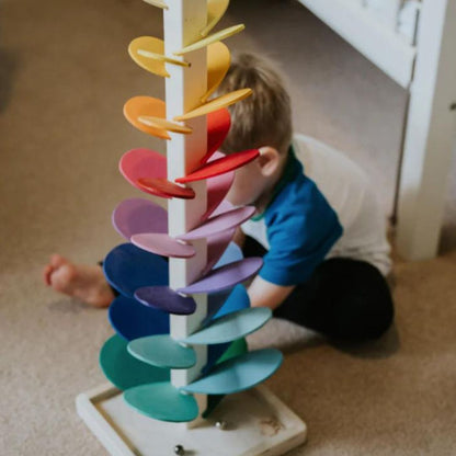 Wooden Rainbow Sound Tower