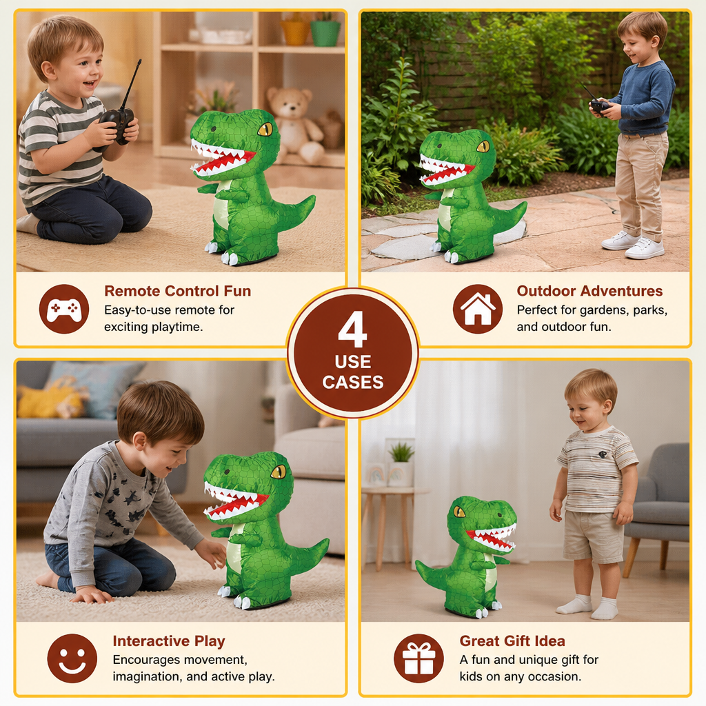 Remote Control Inflatable T-Rex Dinosaur