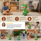 Remote Control Inflatable T-Rex Dinosaur Toy