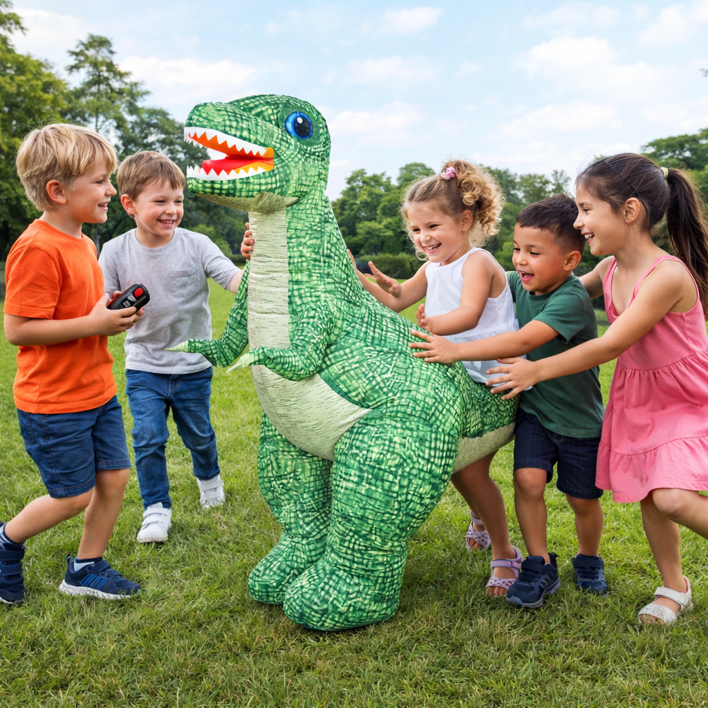 Remote Control Dinosaur, Realistic Electric Inflatable