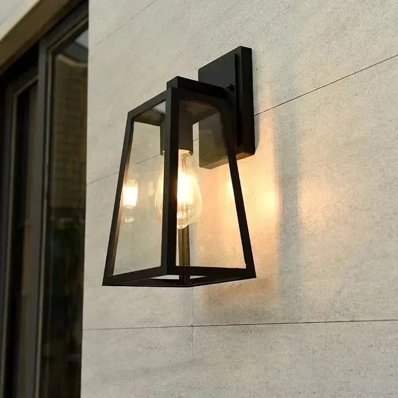 Verona Outdoor Wall Lamp – European Modern Lantern Light