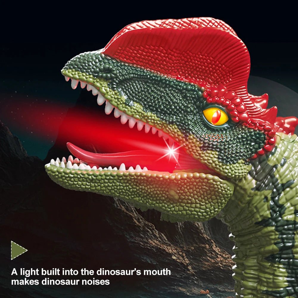 Dinosaur Remote Control Toys RC Electric Walking Dinosaur With LED Light Roaring for Kids