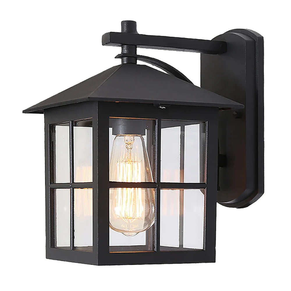 Camden Outdoor Wall Lamp – Vintage E27 Lantern Sconce