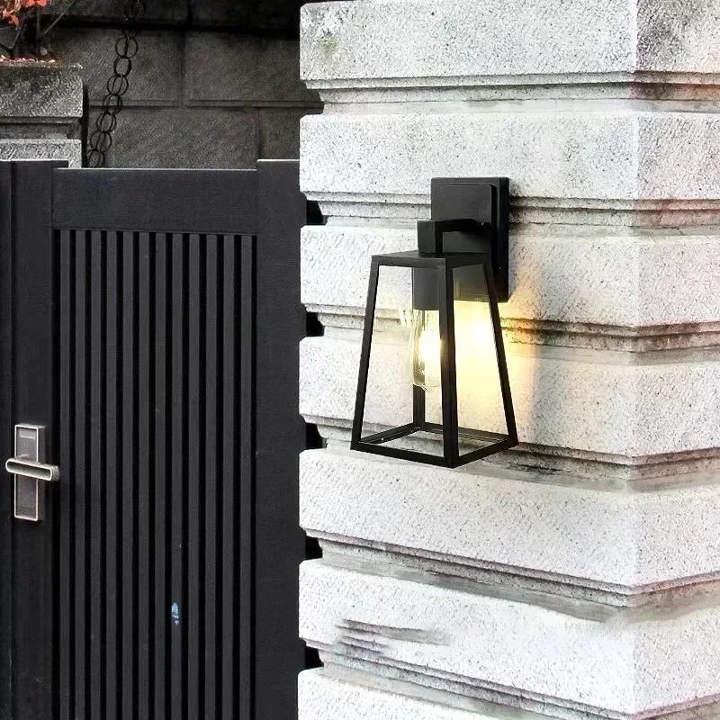 Verona Outdoor Wall Lamp – European Modern Lantern Light