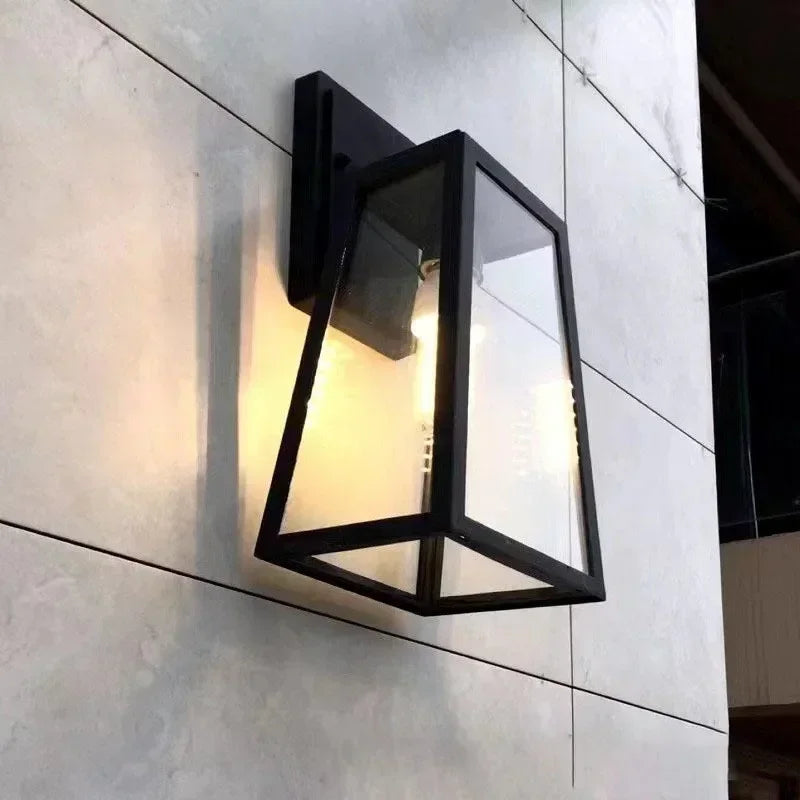 Verona Outdoor Wall Lamp – European Modern Lantern Light