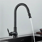 FLEXTAP – Pull Out Kitchen Faucet Antique Style High Arc Sink Mixer