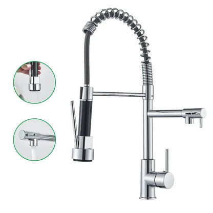 Pull Down Kitchen Faucet