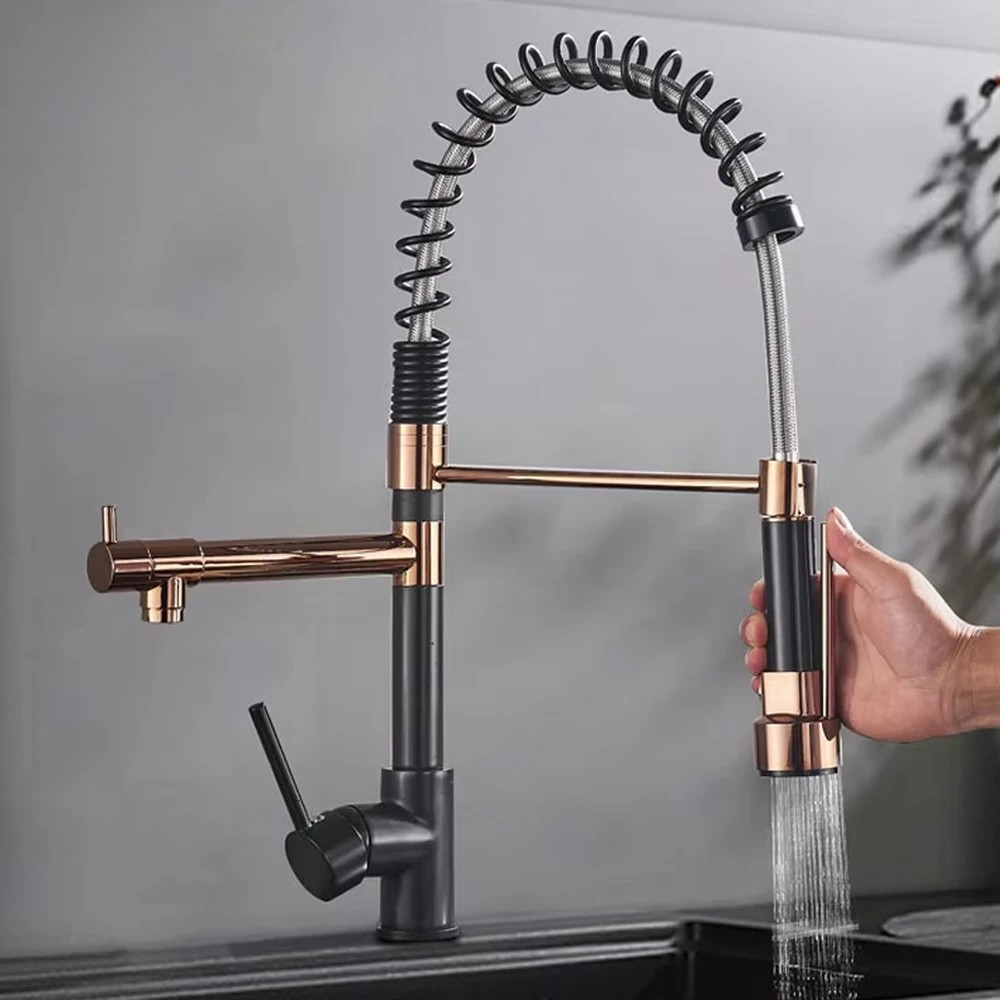 Pull Down Kitchen Faucet