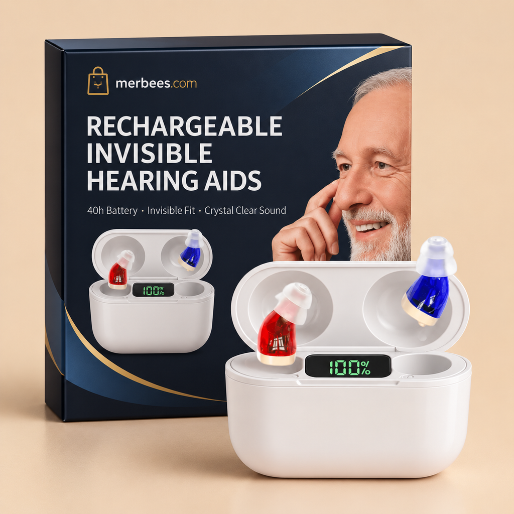 Invisible rechargeable hearing aids with clear sound