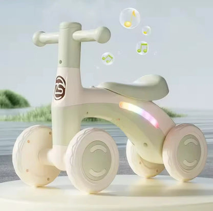 Toddler & Kids Balance Bike with LED Lights & Music — Toddler First Ride-On