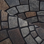 Half-Circle Mosaic Door Mat – Indoor & Outdoor Use