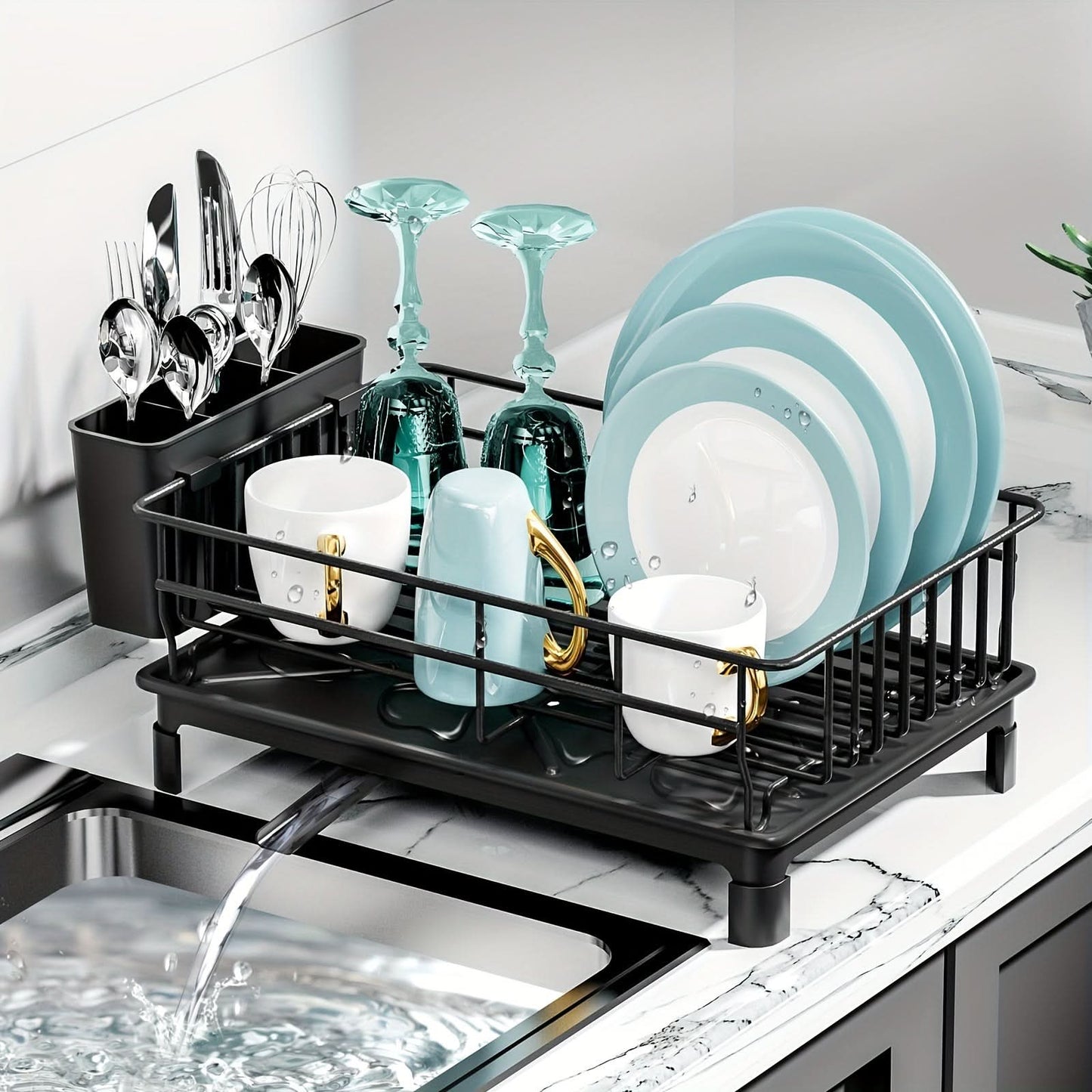 DRIPMASTER – Dish Drying Rack Organizer