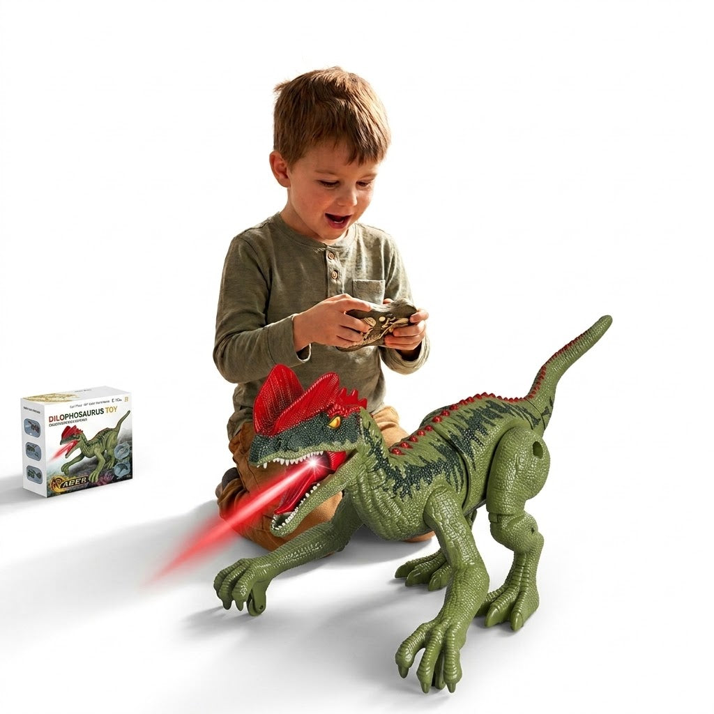Dinosaur Remote Control Toys RC Electric Walking Dinosaur With LED Light Roaring for Kids
