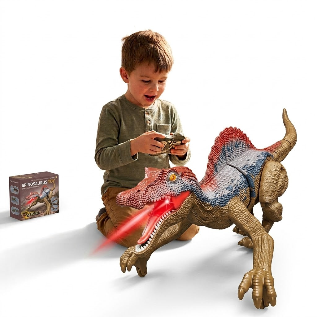 Dinosaur Remote Control Toys RC Electric Walking Dinosaur With LED Light Roaring for Kids