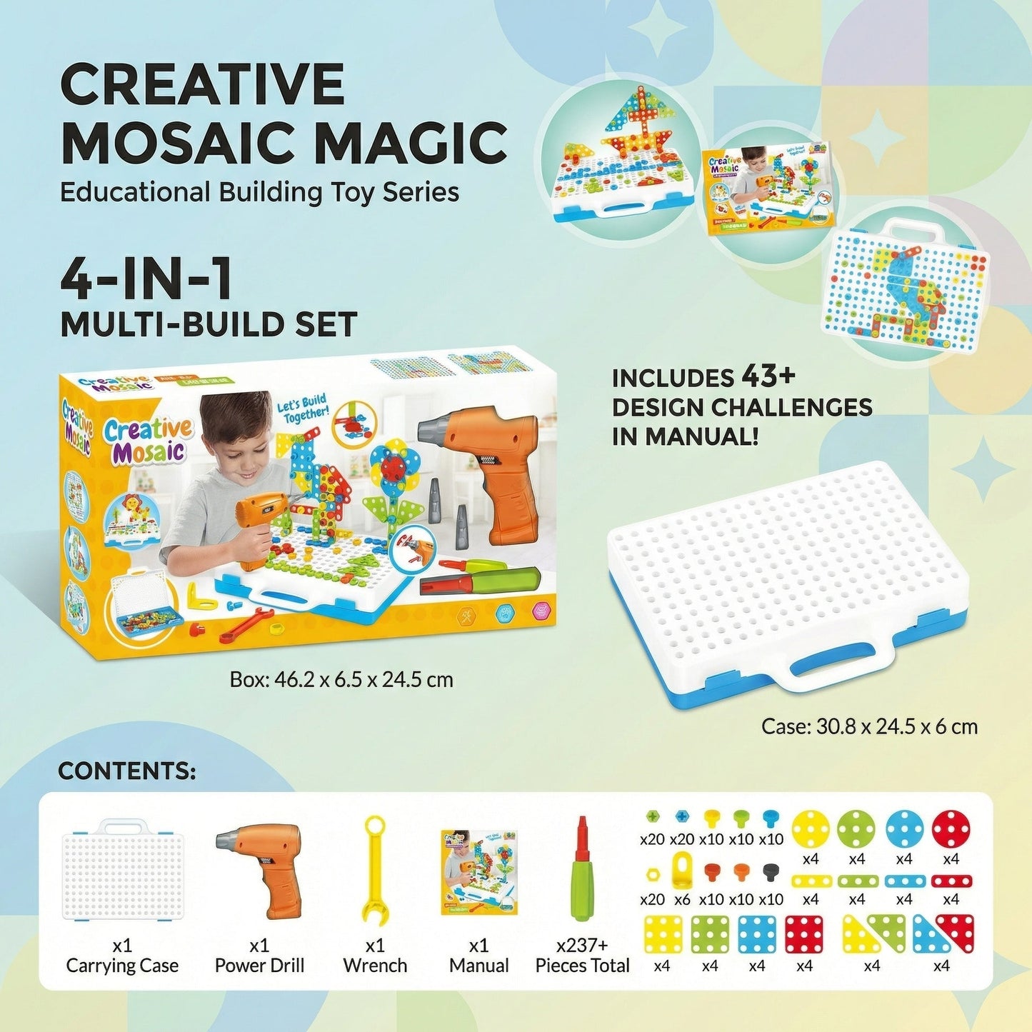 DrillCraft | Kids Electric Drill Construction Set