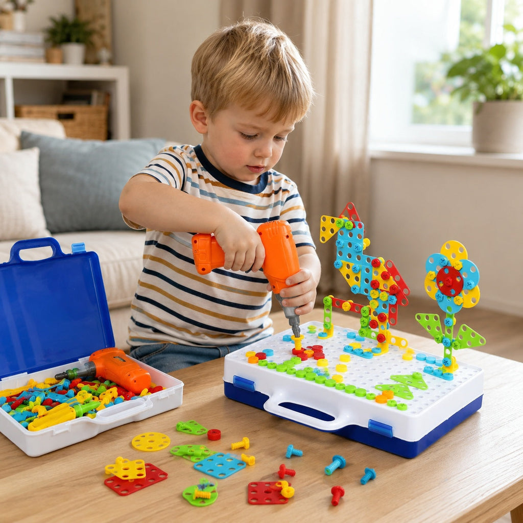 DrillCraft – Kids Electric Drill Construction Set
