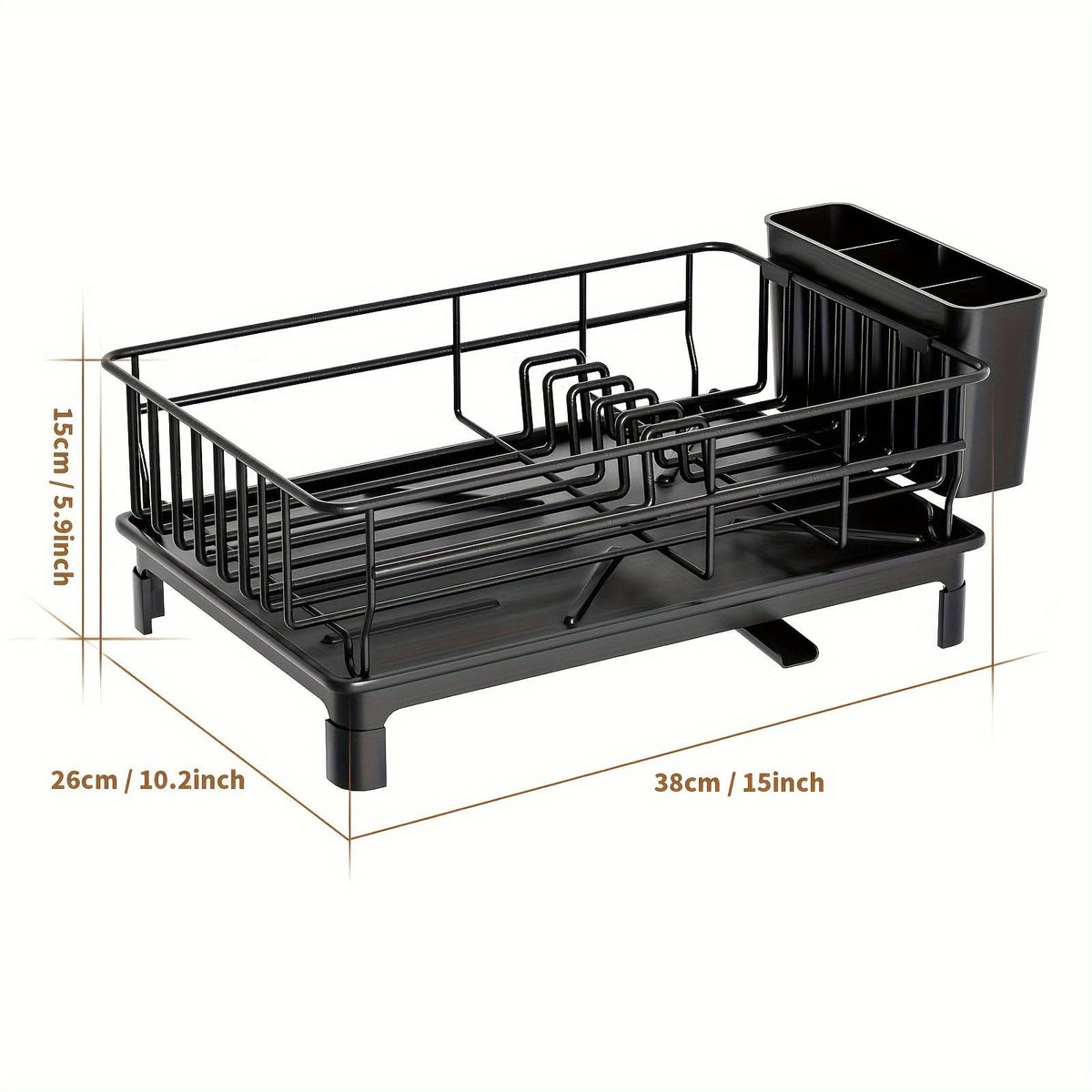 DRIPMASTER – Dish Drying Rack Organizer