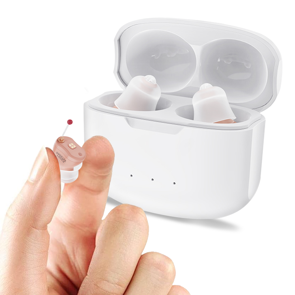 Compact Rechargeable Invisible CIC Hearing Aids – F20D1