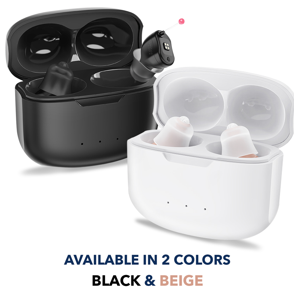 Compact Rechargeable Invisible CIC Hearing Aids – F20D1