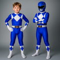 Kids Adventure Costume – Full-Body Jumpsuit with Muscle Design & Hood