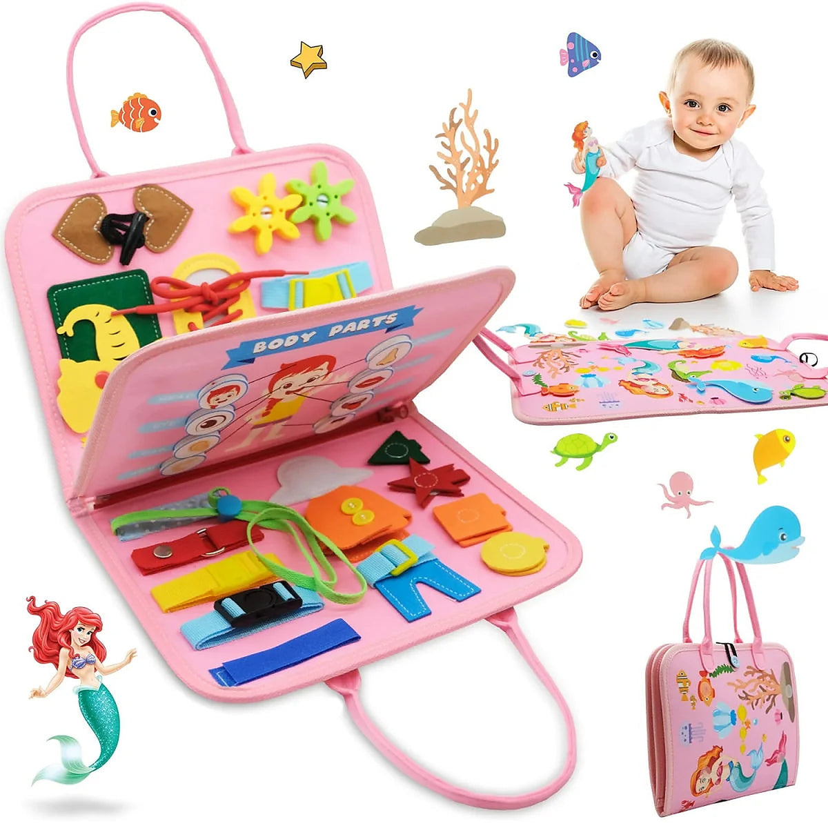 Montessori Busy Book Activity Toy