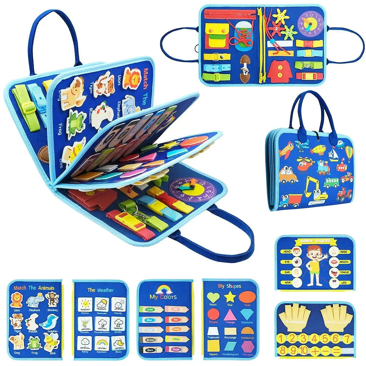 Montessori Busy Book Activity Toy