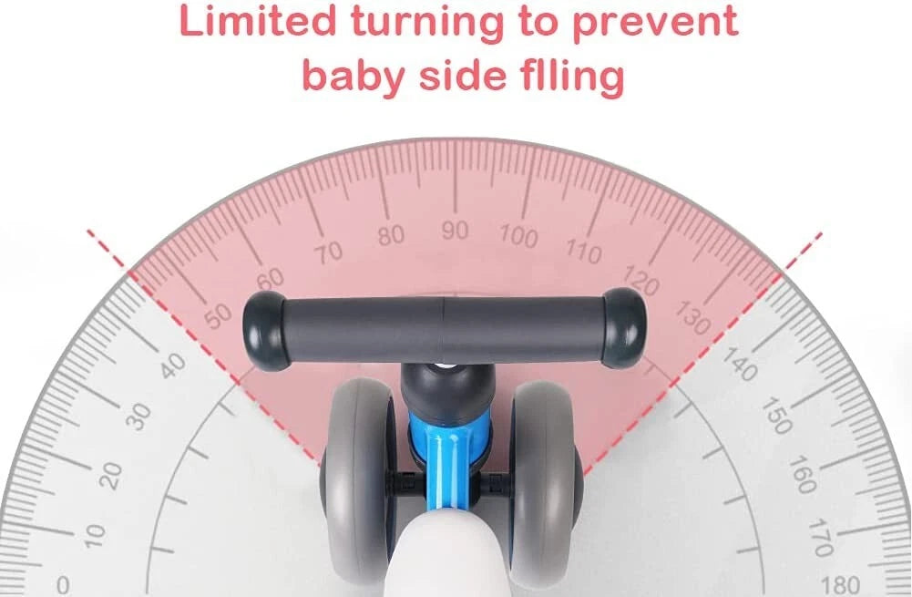 Diva Kids Balance Bike Blue For 1-3 Year Old