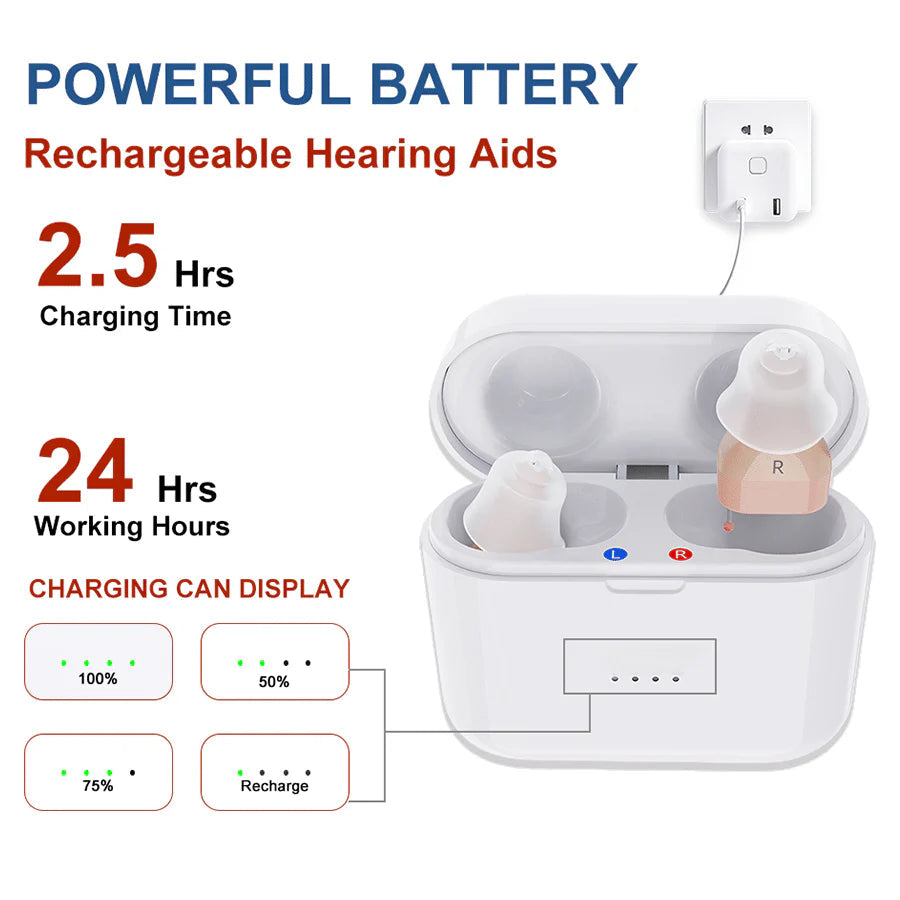 Mini Invisible Rechargeable Hearing aids (V30)