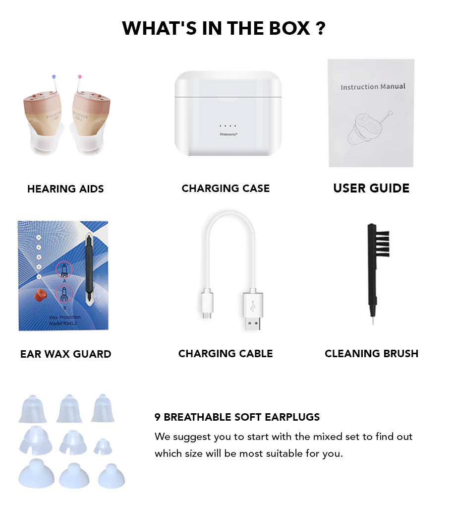 Mini Invisible Rechargeable Hearing aids (V30)